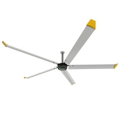 China Large Worshop 220V BLDC Electric Motor 7ft HVLS Energy Saving Industrial Ceiling Fan for sale