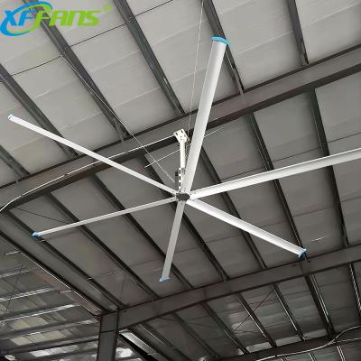 China Large Worshop Hvls Fans For Singapore High Flow Industrial Ceiling Fans for sale