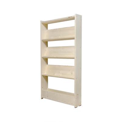 China Diyue Household Goods DIY211131 Furniture INS Multi-Function Display Rack Nordic Home Wooden Bookshelf Pin Wood Bookshelf for sale