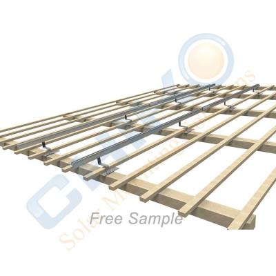 China Home High Quality Rooftop Solar Support Structure For Solar Tile Roof for sale