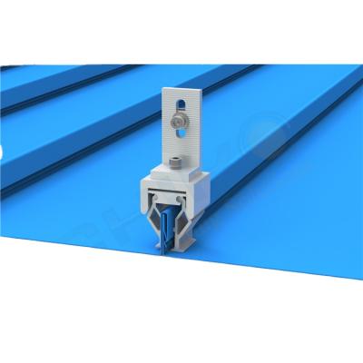 China Commercial Easy Installation Solar Structure For Standing Seam Roof Solar Panel Bracket Aluminum for sale