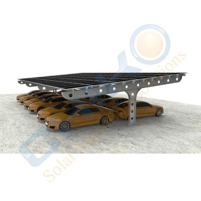 China HOME Parking Solar PV Structure Rack Mount With Snow Load 1.4KN/s for sale