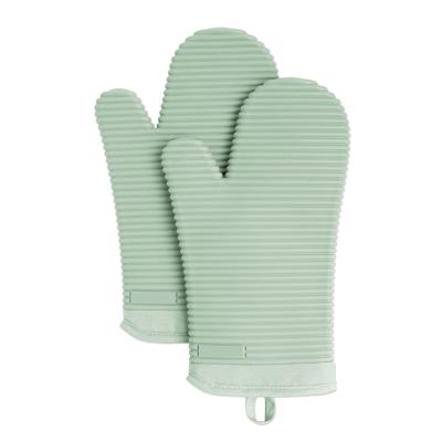 China New Design Higher Heat Resistant Custom With Handle Heat Resistant Oven Mitts Cooking Gloves Kitchen Used Cooking Cotton Oven Mitt for sale