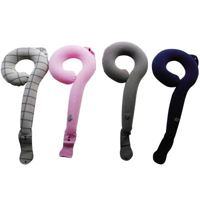 China New design q shape inflatable neck pillow for car seat for sale