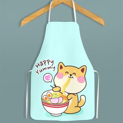 China Nordics New Eco-friendly Apron Household Waterproof Oil-proof Cute Apron For Kitchen Accessories Studio Cafe Baking Apron for sale