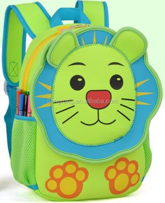 China Lovely Animal Rucksack Cartoon Lion Shape School Backpack For Kindergarten Student for sale