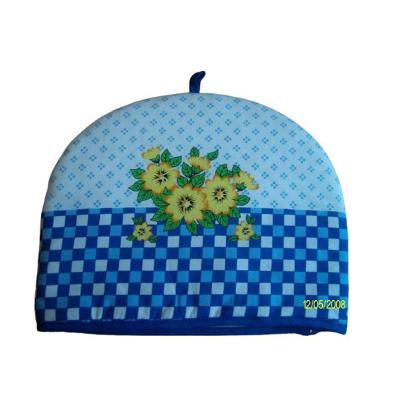 China Flower Pattern Cloth Teapot Cover Tea Cozy for sale