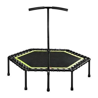 China Without ASTM Protective Net Material Woven Jumping Bench Test Mini Fitness Professional Trampoline Manufacturer for sale