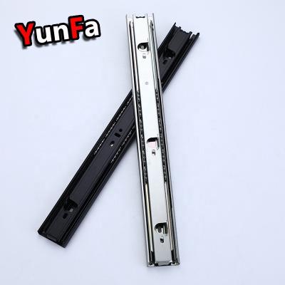 China Jieyang 45mm Silent Heavy Duty Bayonet Holder Drawer Closes Slide Track Guide For Sliding Door With Hook for sale