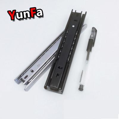 China Silent 3-Folding 35mm Concealed 8 Inch Mini Telescopic Channel Length 200mm Drawer Slide for sale