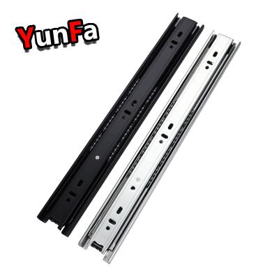 China Drawer Runner 200-600mm Extension Solid Smooth Smooth Stable Drawer Slide Rail for sale