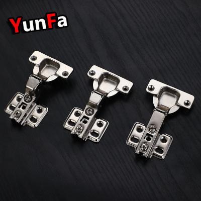 China Full Covered Hinge Concealed Hinge Fixed Iron Kitchen Door Furniture Hardware Wardrobe Cabinet Hinge for sale