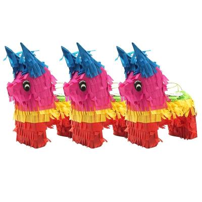 China ZIJUN Central Institute of Statistics Extraordinarily Crafted Unicorn Pinata Birthday Party Supplies Paper Pink Pinata for sale