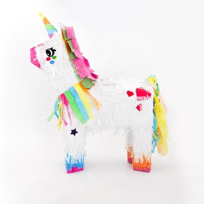 China ZIJUN Central Institute of Statistics Extraordinarily Crafted Unicorn Pinata Birthday Party Supplies Paper Pink Pinata for sale