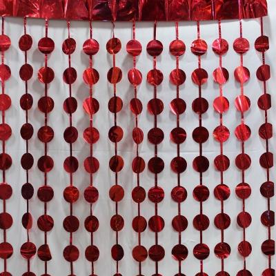 China 1x2m Decoration Tassel Curtains Rain Silk Curtain Balloons Decoration For Wedding Birthday Festival Party Background Wall Decor Supplies for sale