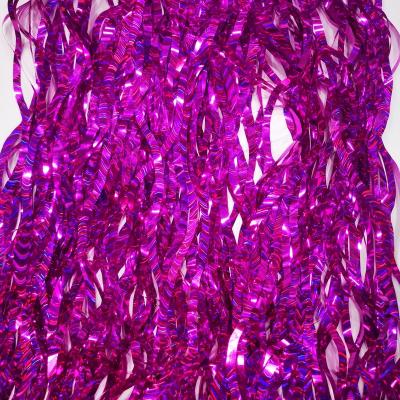 China party backdrop party decoration ALUMINUM FRINGE CURTAIN decorative foil strip for sale