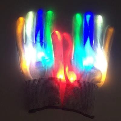 China Party Halloween Carnival Wholesale Rave Light Flashing Finger Lighting Glow Mitts Led Glow For Halloween for sale