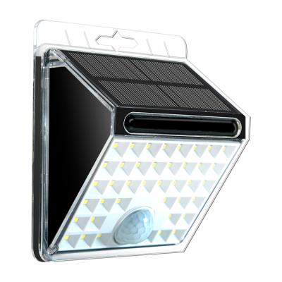 China Plastic Outdoor Waterproof Active LED Solar Powered Wall Light Motion Sensor Solar Plant Outdoor Solar Light for sale