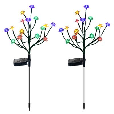 China New Solar Garden Lamp Tree Lotus Lamp for sale