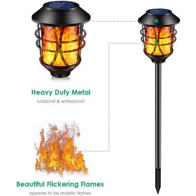 China LANDSCAPE Led Solar Flame Flickering Torch Lights Decoration Outdoor Light Landscape Flame Solar Garden Dancing Lamp for sale