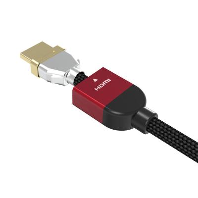 China Car jce certified factory price 2.1 Version 48Gbps HDMI Ultra High Speed ​​4K@120Hz Braided Cable 8K@60Hz HDCP 2.2 2.3 8K HDMI Cable for sale