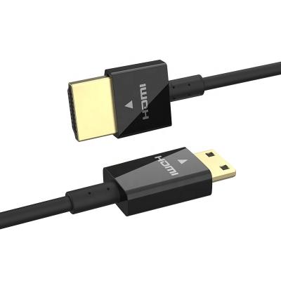 China Car Jce Mini HDMI To HDMI Type C To Type One Support 3D 4K 60HZ HDMI Video Ultra Thin Flat Cable for sale