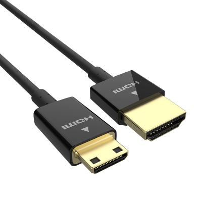 China Car Jce Mini HDMI To HDMI Type C To Type One Support 3D 4K 60HZ HDMI Video Ultra Thin Flat Cable for sale