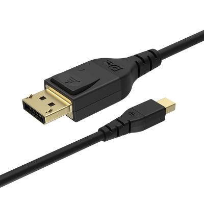 China Car jce VESA Certified DP1.4 Support 8K 60Hz 4K 144Hz 120Hz 2K 165Hz 32.4Gbps HDR DisplayPort Video Cable to Mini DP Cable for sale