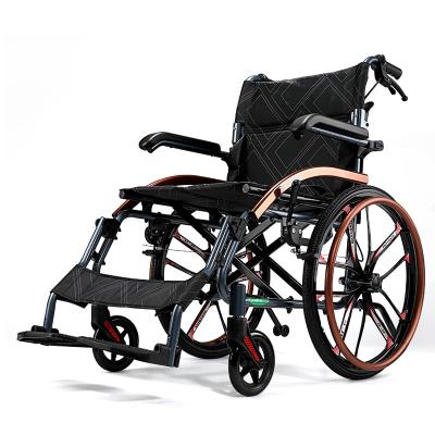 China Factory direct sale foldable aluminum manual wheelchair for disabled for sale