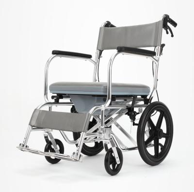 China Take shower cheap price high quality shower wheelchair manual wheelchair for handicapped for sale