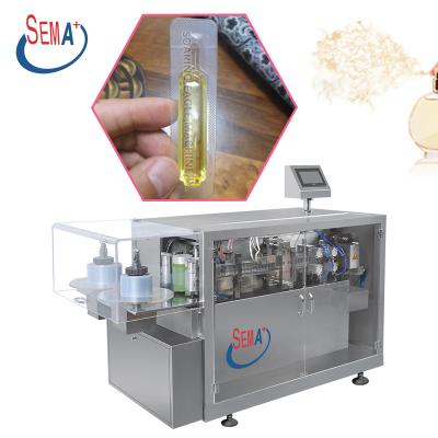 China Food Ampullen Packing Machine Plastic Single Dose 2ml Mono Scent Bottle Filling Equipment for sale