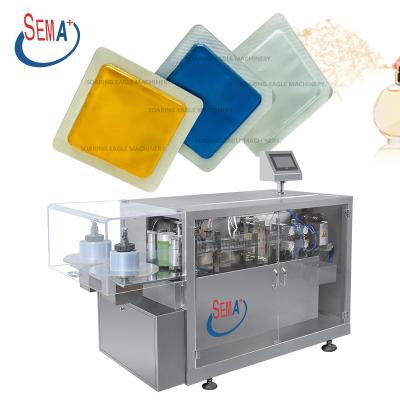 China Full automatic mini food dose air freshener perfume plastic thermoforming liquid blister packing machine for car for sale