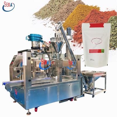 China Multifunction automatic rotary premade pouch food doypack filling zipper packaging machine for sale