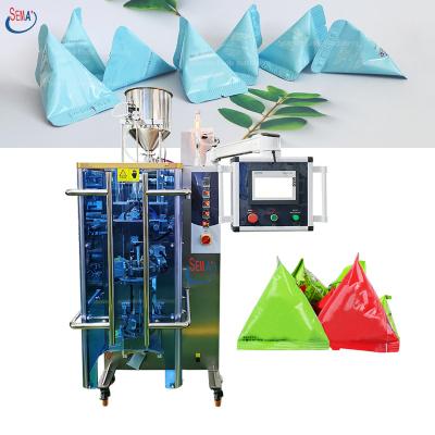 China Food Triangle Form Liquid Filling Sealing Machine for sale