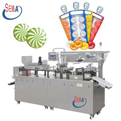 China Food Monodose PET Aluminum PVC Strawberry Jam Blister Filling Sealing Packaging Machine for sale