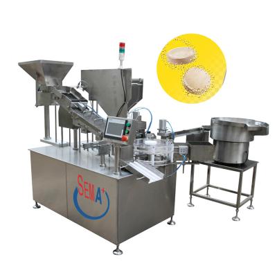 China Bottle Effervescent Tube Food Vitamin C Tablet Filling Packing Machine for sale