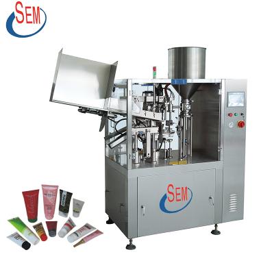 China Beverage Supplier Gold Automatic Chocolate Glue Soft Tube Filling And Sealing Machine for sale