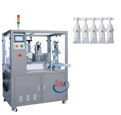 China Food Automatic Tube Cosmetic Cream Emulsion Filling And Sealing Machine Production Line for sale