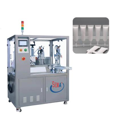 China Automatic Plastic Food Tube Sealing Packaging Equipment Cosmetic Paste Filling Machine for sale