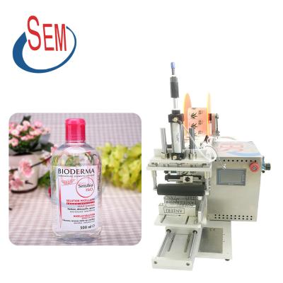 China New style food labeling machine date printing small semi-automatic supplier for sale