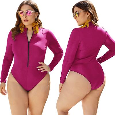 China Plus size new design 2022 plus size high waist swimwear for women high quality one piece bikini suit bathing suit swimwear for sale