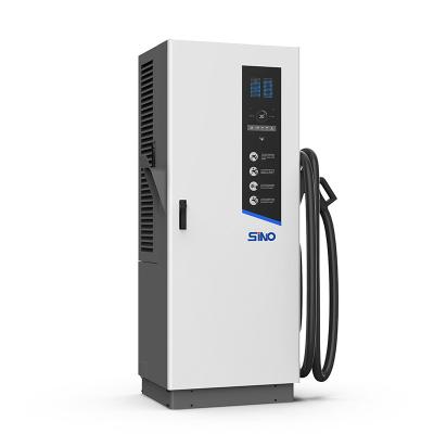 China Cyberpunk China high quality products manufactures 60kw 120kw public electric vehicle charging station outdoor battery EV for sale