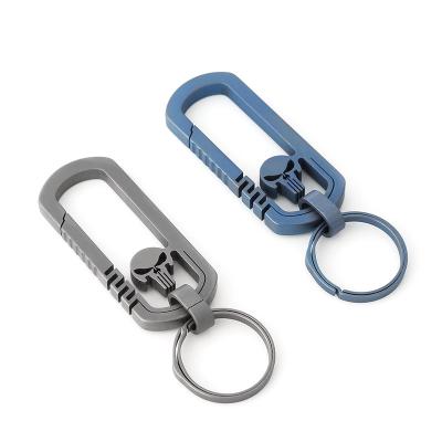 China Hot Selling Y03 Alloy Carabiner Titanium Factory Ulti-function Hook Key Chain Outdoor Tools Hanging Buckle Key Ring Camping for sale