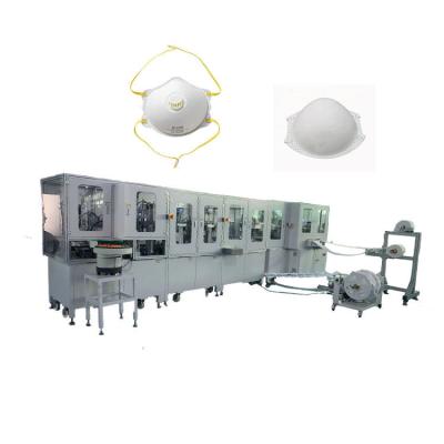 Cina 120pcs/min Macchina automatica per la fabbricazione di maschere faccia KN95 N95 Maschera linea di produzione in vendita