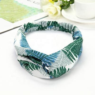 China 2020 New Arrival Cute Fashionable Designer Rainforest Women's Luxury Spa Headband With Bow Wholesale for sale