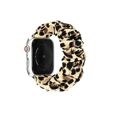 China Fanshion 2020 New Fashion Customize Logo Scrunchies Apple Watch Band 42mm Wholesale for sale