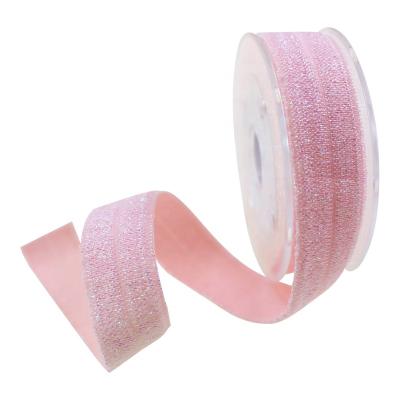 China Wholesale Factory Supply Of Recyled Custom Design Ribbon Glitter Ribbon For Gift Wrapping for sale