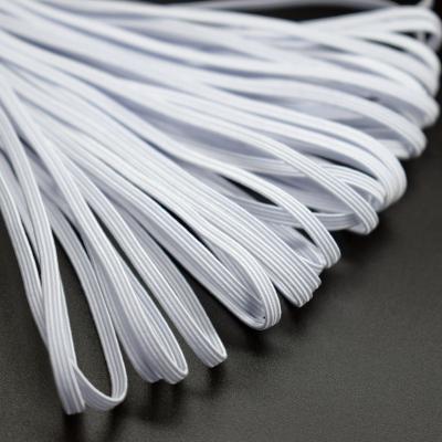 China Single Face Elasticity Stretch Flat Top And Wholesale Round 3/5/6mm Ear Band Sliver for sale