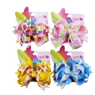 China 2020 New Style Custom Butterfly Fashionable Floral Shinier Colorful Hair Clips For Girls for sale