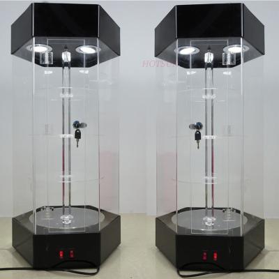 China Acrylic Display Holder LED Lighting Rotating Smart Phone Acrylic Rotating Display Holder for sale